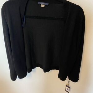 NWT Tommy Hilfiger Botton Sleeve Cardigan - Size XL -Black